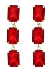 Alcott Crystal Gem Drap Earrings