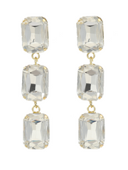 Alcott Crystal Gem Drap Earrings