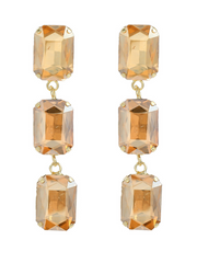 Alcott Crystal Gem Drap Earrings