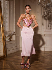 Ahanu Mermaid Satin Skirt