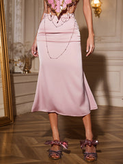 Ahanu Mermaid Satin Skirt