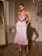 Ahanu Mermaid Satin Skirt