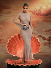 Aingeal Long Sleeve Crystal Maxi Dress