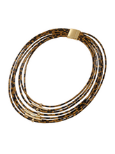 Akantha Multi Layered Leopard Necklace