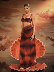 Akihito Spaghetti Ruched Skirt Set