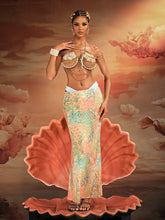 Akuji Pearl Beaded Chain Fringe Bralette