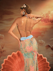 Alake Halterneck Gemstone Beaded Bralette