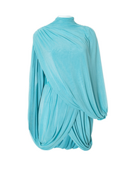 Caelen Shawl Ruched Skirt Set