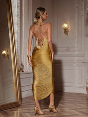 Carilli Sequin Fringe Skirt Set