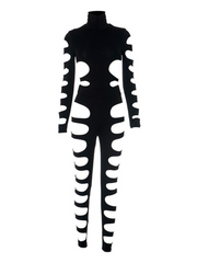 Ceslee Long Sleeve Cutout Pants Set