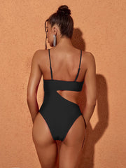 Codi Cutout One Piece Swimsuit In Black