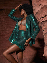 Dovie Sequin Blazer Set
