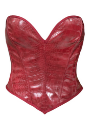 Elvyre Strapless Lace Up Top