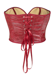 Elvyre Strapless Lace Up Top