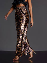 Enabarri Leopard Satin Pants