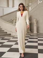 Faeldriel Chain Rhinestone Maxi Dress