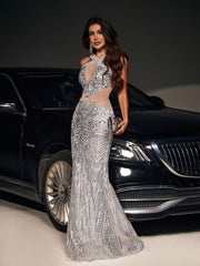 Farasha Sequin Maxi Dress