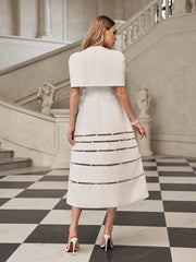 Fyriael Spaghetti Cutout Cape Set