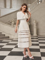 Fyriael Spaghetti Cutout Cape Set