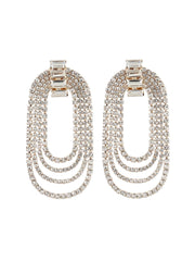 Geneva Diamante Arch Earrings