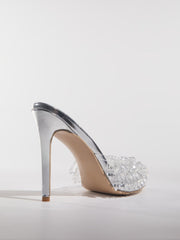 Gexelle Crystal Fringe Slippers