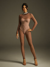 Ildrion High Neck Bandage Bodysuit Set