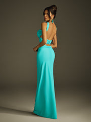 Ilvara Backless Ruched Skirt Set