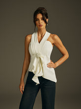 Izzar Halterneck Flower Top