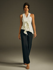 Izzar Halterneck Flower Top