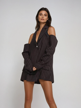 Kajsa Cutout Stripe Blazer