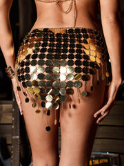 Kirstee Acrylic Circle Chainmail Skirt