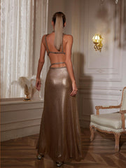 Kleo Corded Split Skirt Set