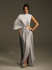 Lavina One Shoulder Cutout Maxi Dress