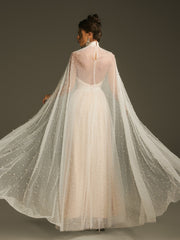 Leeto Pearl Mesh Maxi Dress