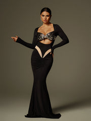 Lianne Bow Twisted Armor Top In Silver