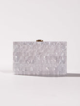 Mahesa Acrylic Convertible Clutch In White