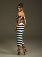 Marfa Off Shoulder Bandage Skirt Set