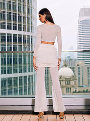 Mawae Twisted Mesh Pants Set