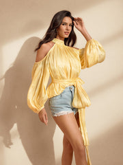 Nevada Lace Up Cutout Top