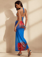 Nivard Floral Bikini Three Piece Set