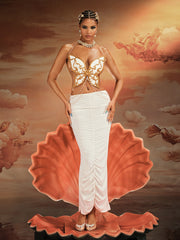 Novalise Halterneck Butterfly Armor Top