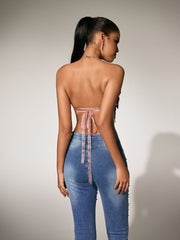 Nyriel Ruched Extension Butterfly Armor Top