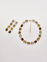 Oaelara Crystal Square Necklace Set