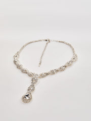 Oexelle Teardrop Crystal Necklace Set