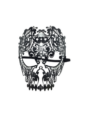 Olyxra Rhinestone Metallic Mask