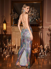 Orville Ombre Sequin Skirt Set