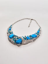 Oryndis Zircon Necklace In Blue