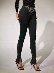 Orythia Chain Bootcut Pants