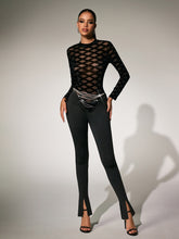 Orythia Chain Bootcut Pants