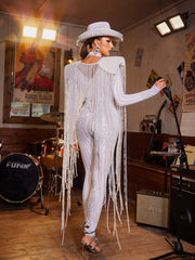 Oryxan Pearl Fringe Cape